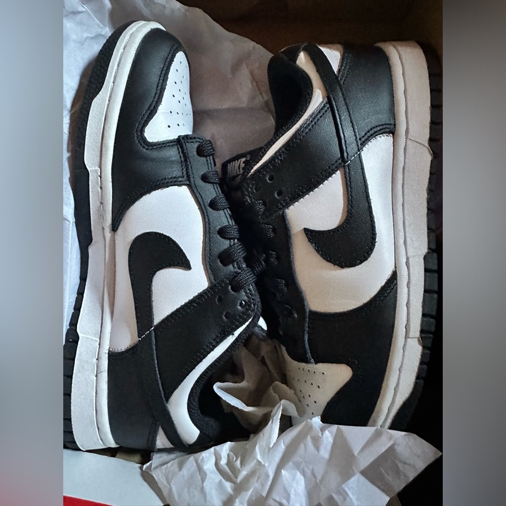 Nike Pandas Black and white size 7.5